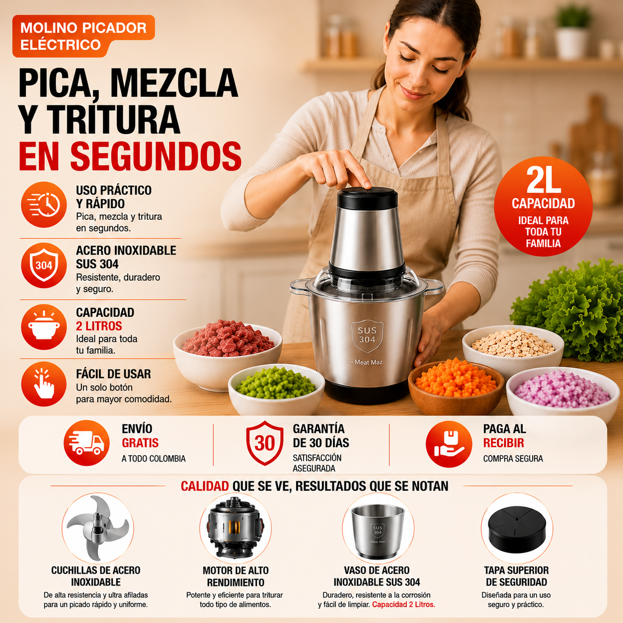OFERTA Molino Picador Electrico MoliPro